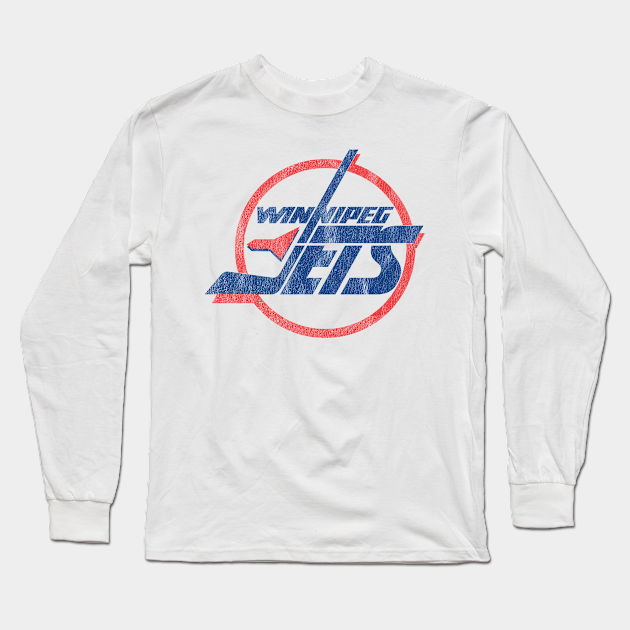 Winnipeg Jets --- 70s Vintage Aesthetic Long Sleeve T-Shirt by CultOfRomance